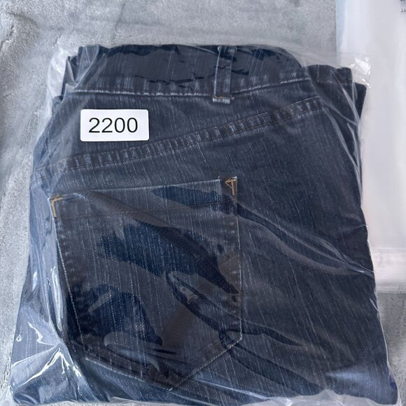 Lane Bryant Bootcut Jeans Womens Size 16 Tighter Tummy Technology High Rise Blue - Picture 13 of 13